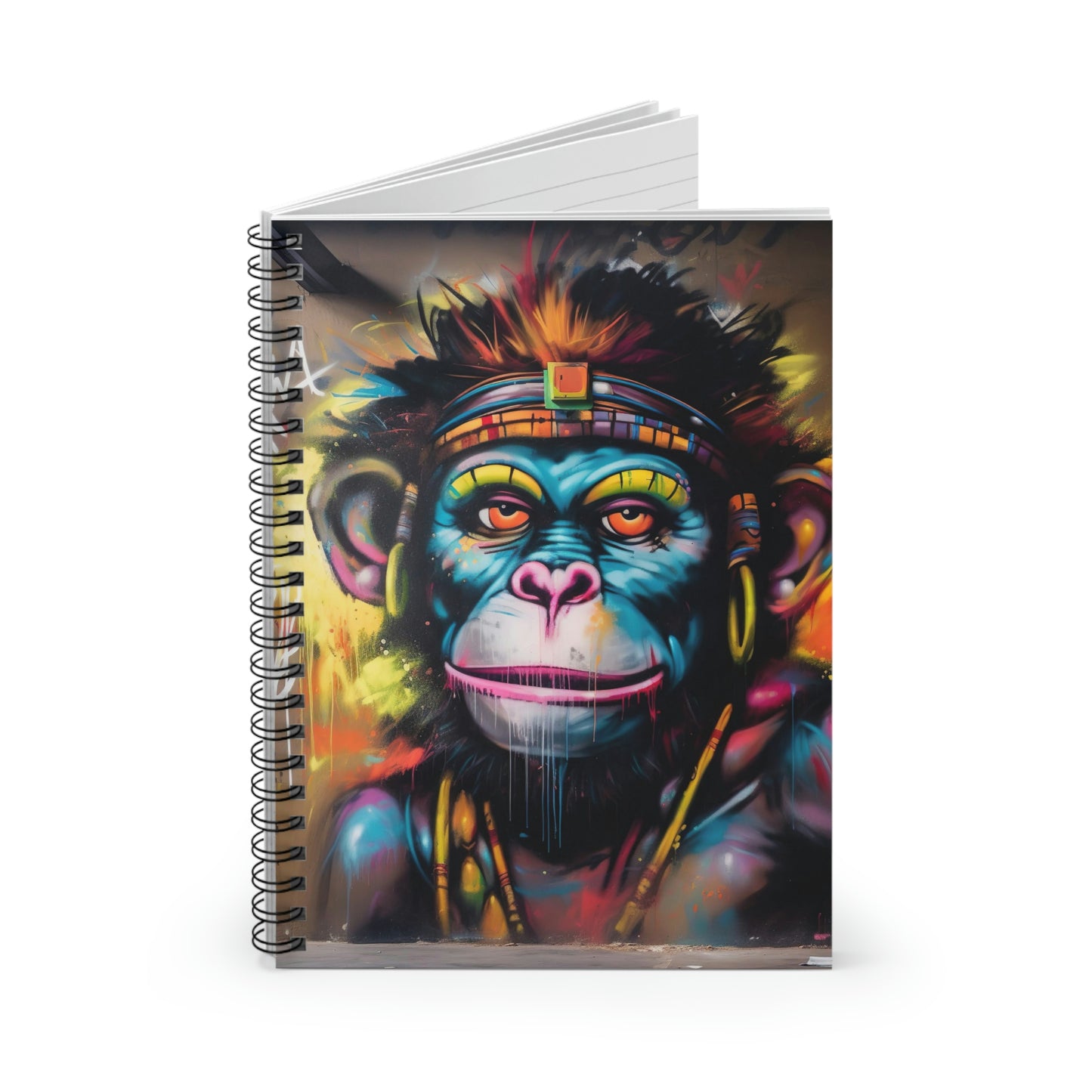 Graffiti Monkey- Spiral Notebook