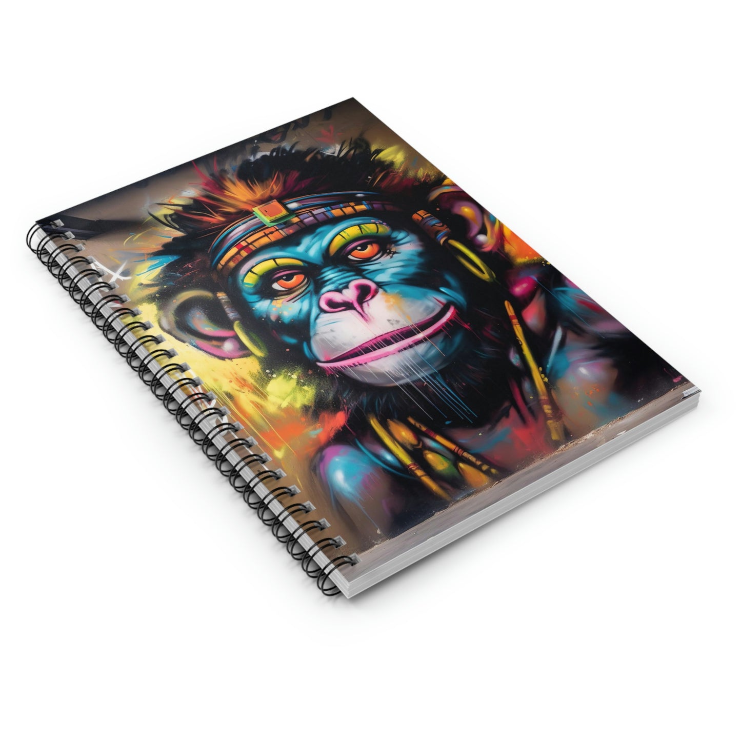Graffiti Monkey- Spiral Notebook
