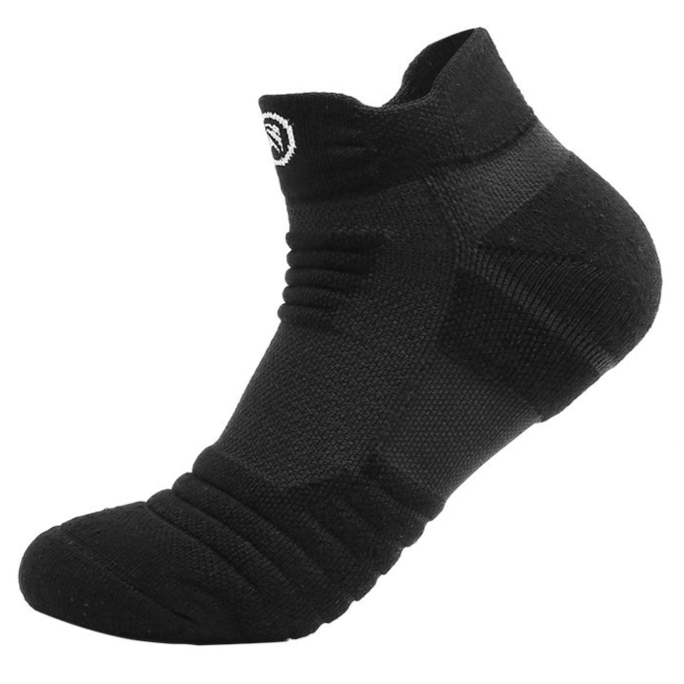 Ankle length black adventure socks