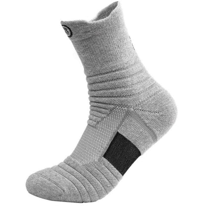 mid length grey adventure socks